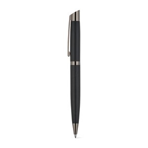KINGSLEY. Set comprising 1 ballpoint pen and 1 rollerball pen in aluminium, with blue Dokumental® ink – image 4