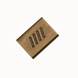 A pair of square Brass Aglet