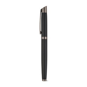 KINGSLEY. Set comprising 1 ballpoint pen and 1 rollerball pen in aluminium, with blue Dokumental® ink – image 7