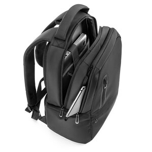 BOSTON SOLID. 17" laptop backpack made from 150D nylon with 2 padded compartments – image 8