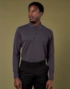 Mens Pique L/S Polo Shirt – image 3