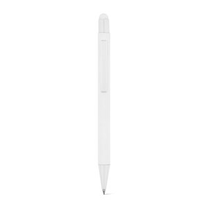 CLINT TOUCH. Ballpoint pen with a modern design made from recycled aluminum (100% rAL), with a rubber finish – image 2
