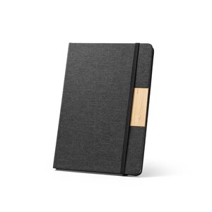 MRQUEZ. A5 hardback notebook made from 100% recycled PET fabric, with lined pages made from 100% recycled paper – image 3