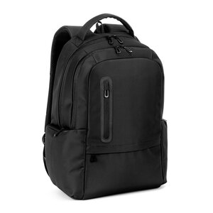 BOSTON SOLID. 17" laptop backpack made from 150D nylon with 2 padded compartments – image 3