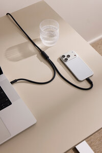 VINGA Baltimore silicone multi charging cable (C+2C) – image 3