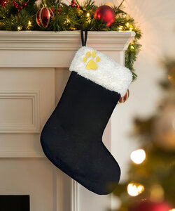 Dogs Christmas stocking  bootie shape
