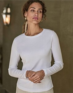 Lady Long Sleeve Interlock Tee – image 3