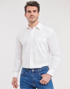 Russell Collection Mens LS PureCot Shirt – image 3