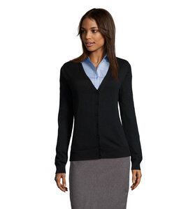 GOLDEN WOMEN V NECK CARDIGA