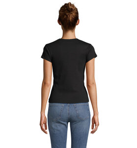 SARA WOMEN'S RIBBED T-SHIRT – image 2