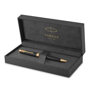 Parker SONNET Ballpoint Pen, Matte Black with Palladium Trim – image 2