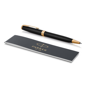 Parker SONNET Ballpoint Pen, Matte Black with Palladium Trim – image 4