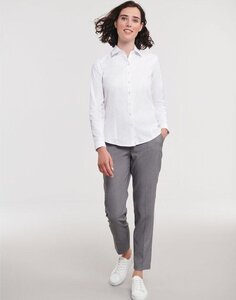 Russell Collection Lady LS H'Bone Shirt – image 3