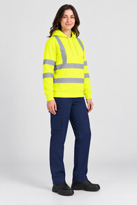 Hi Vis Hooded Sweatshirt – image 2