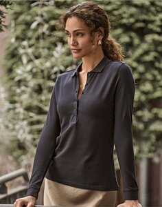 Ladies Luxury L/S Stretch Polo – image 3