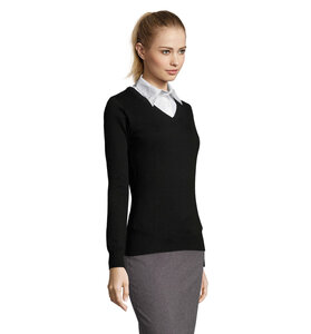 GALAXY WOMEN V-NECK SWEATER – image 2