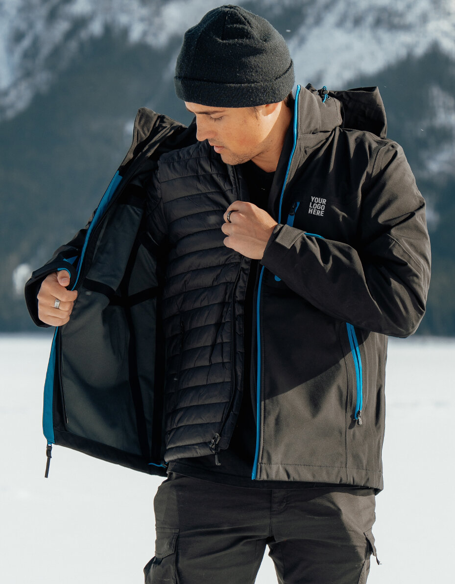 Close-up of a Stormtech jacket pocket